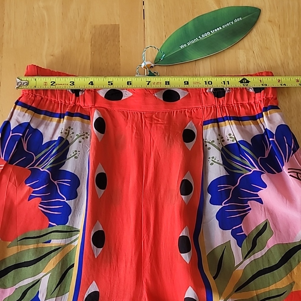 Farm Rio Surreal Scarf Pajama Trousers Pull-on Pants - Picture 7 of 15